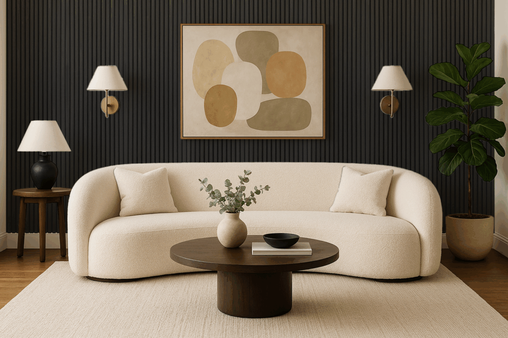 Edge - Wooden Wall Slats - Charcoal Black (110