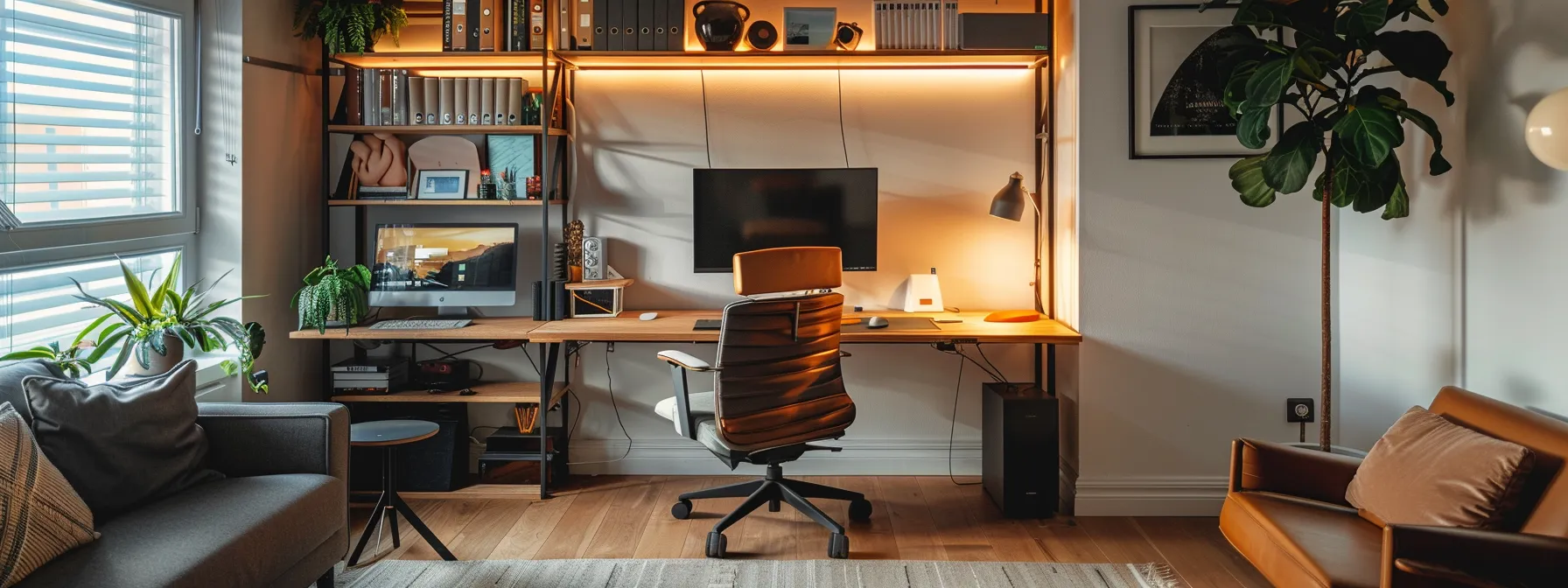 a serene, minimalist home office featuring a sleek, professionally installed soundproofing system contrasts with a cluttered, diy attempt at acoustic improvement.